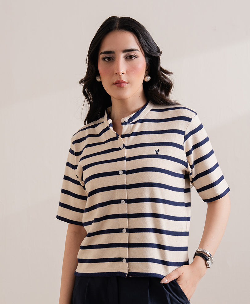 POLO Striper Cardigan (Women)