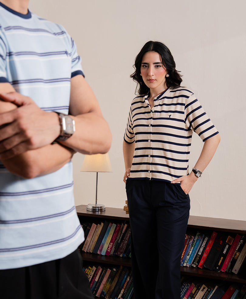 POLO Striper Cardigan (Women)