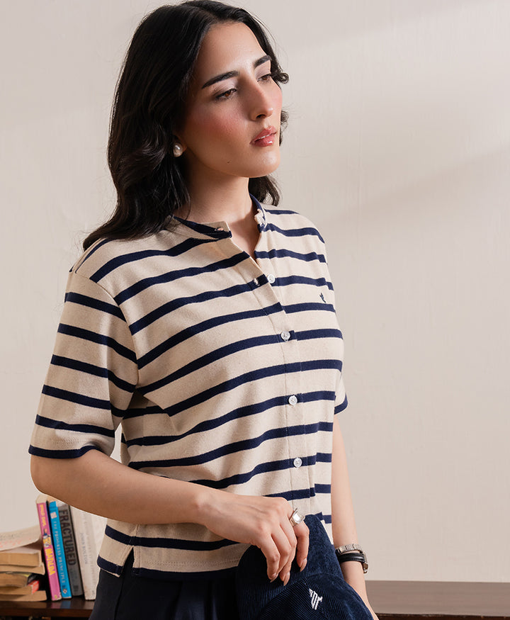 POLO Striper Cardigan (Women)