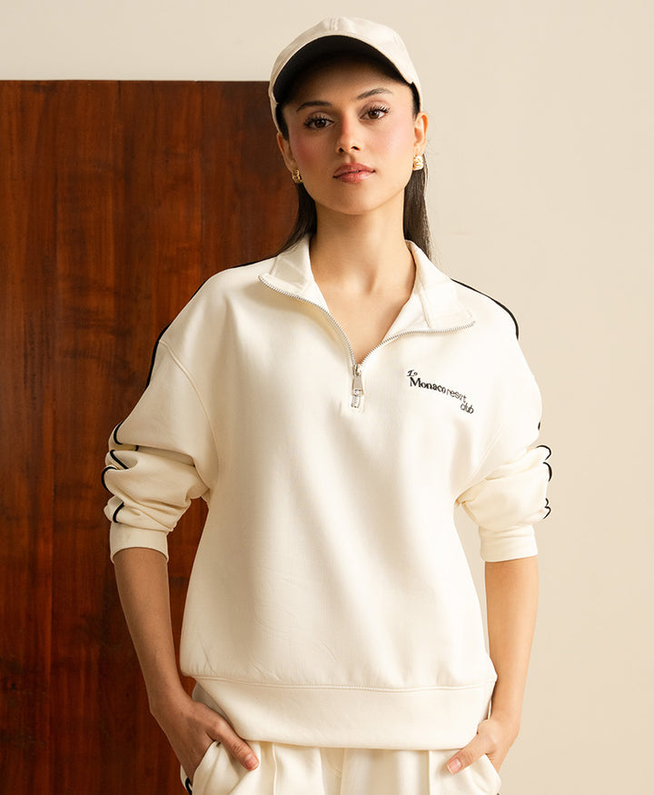 OFF White Resort Mock Zipper (Women)