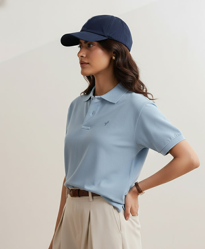 Sky Relaxed Fit Polo (Women)