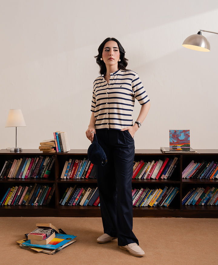 POLO Striper Cardigan (Women)