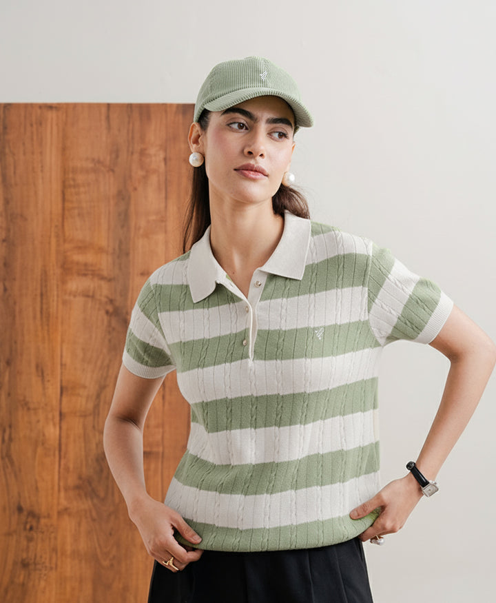 Sage Green Suede Cap