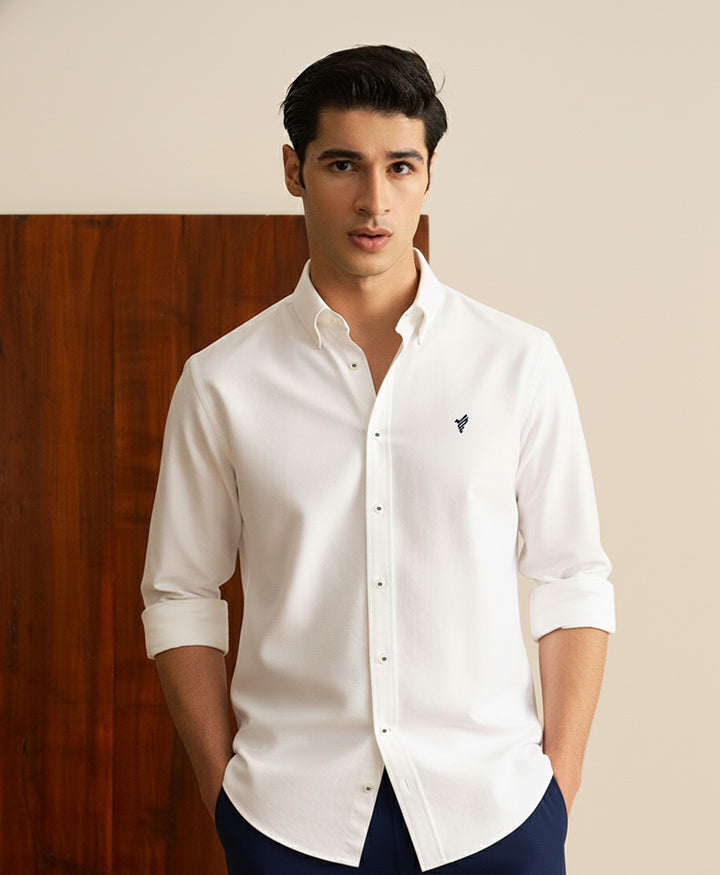 White Oxford Shirt (Slim / Modern Fit)