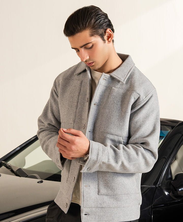 Heather Grey Belmont Jacket