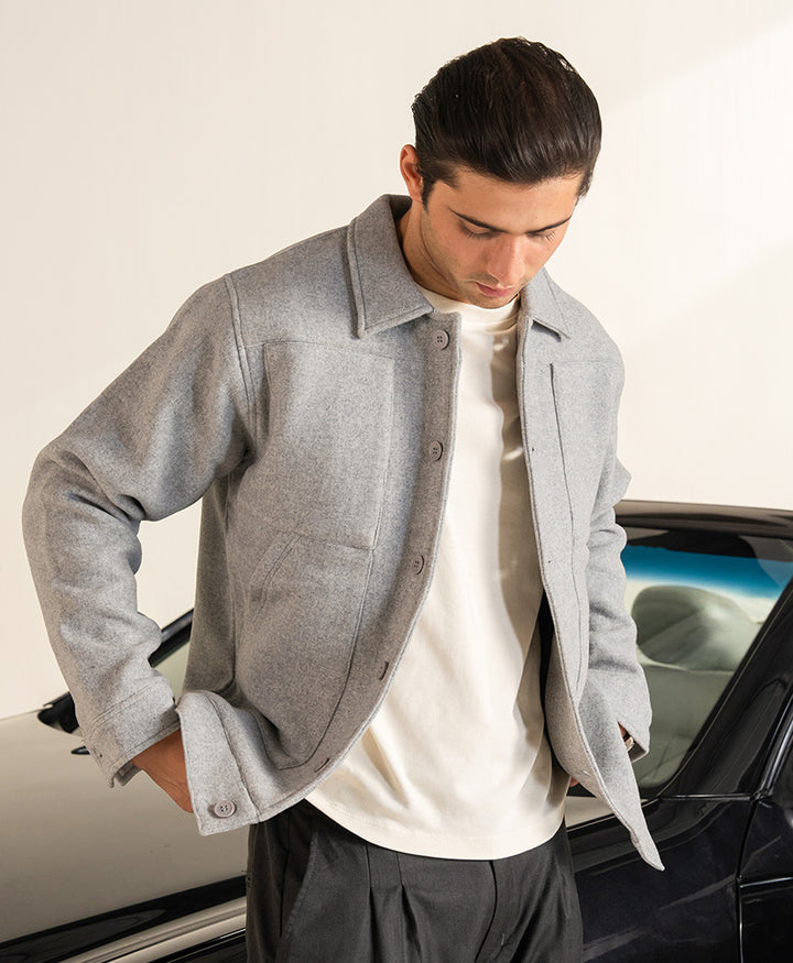 Heather Grey Belmont Jacket