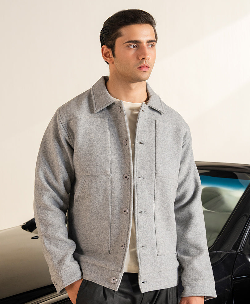 Heather Grey Belmont Jacket
