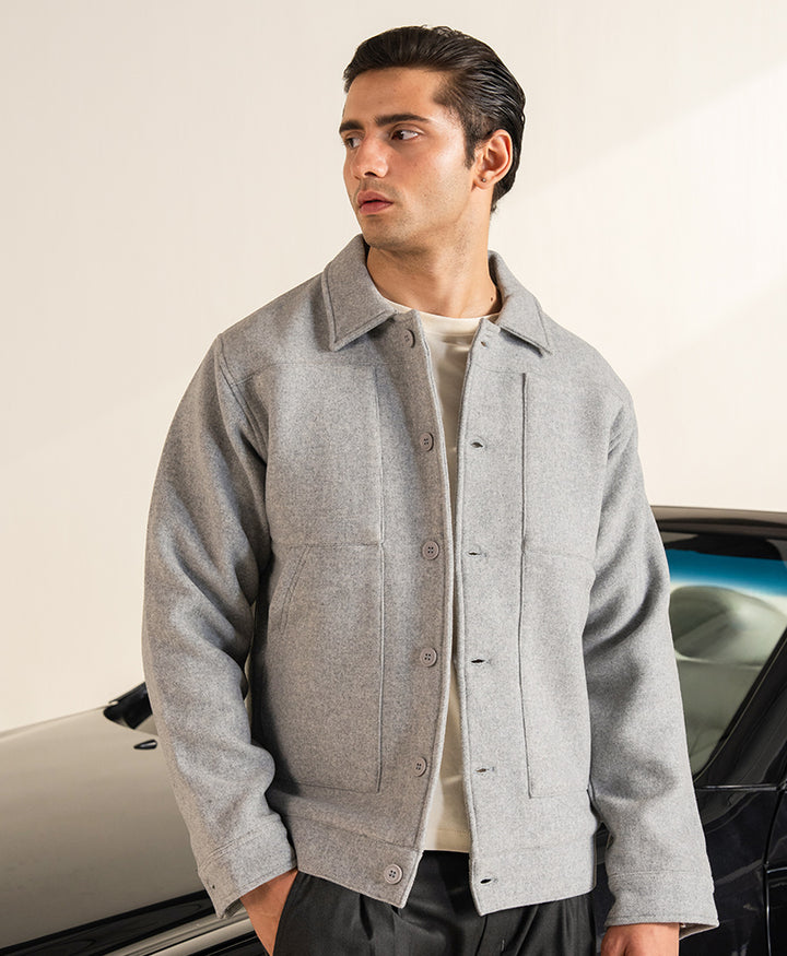 Heather Grey Belmont Jacket