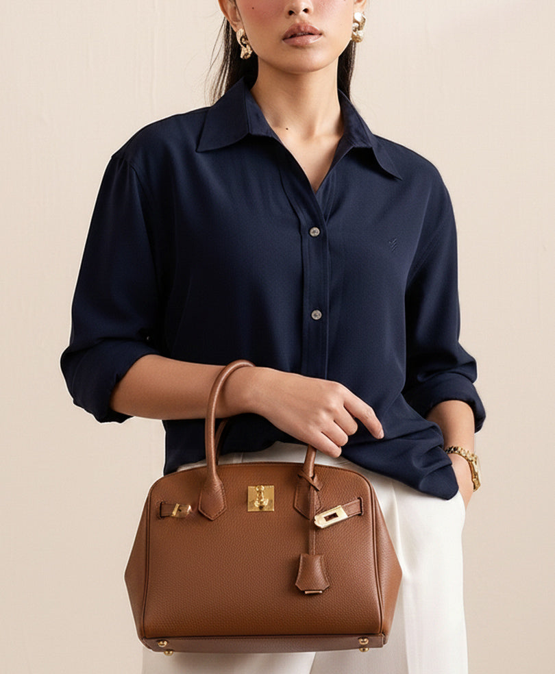Navy Sleek Shirt (Women)