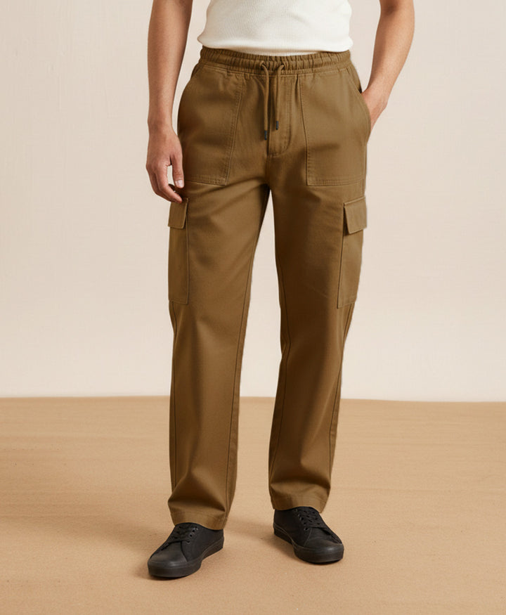 Olive Denim Trouser
