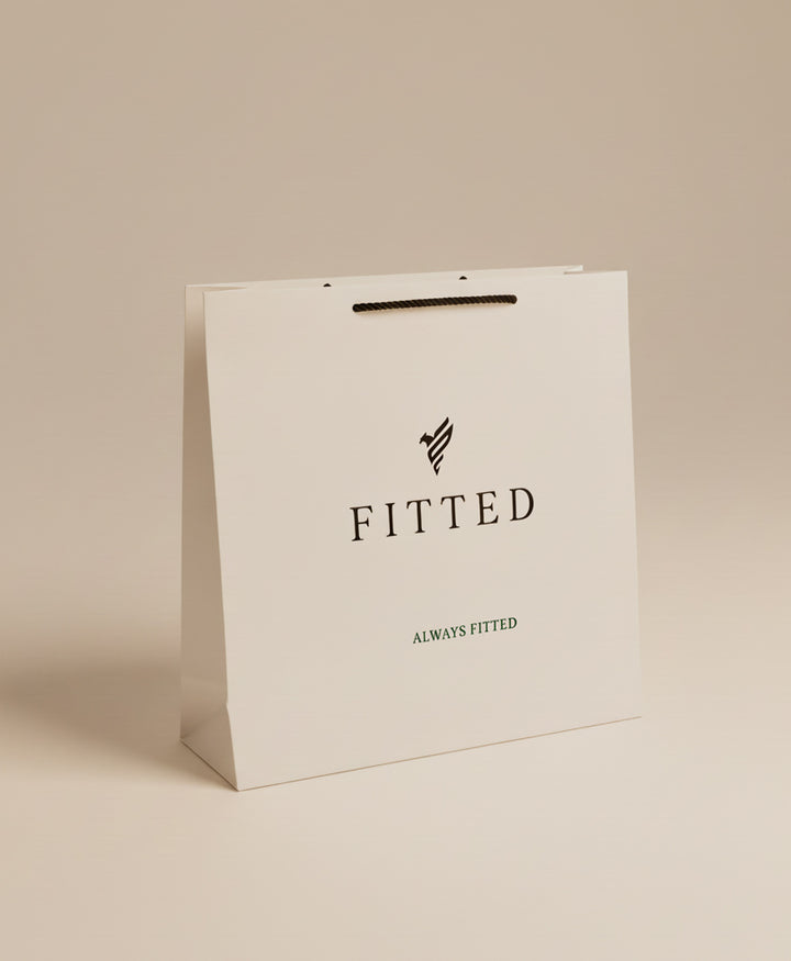 FITTED Shopping Bag-White