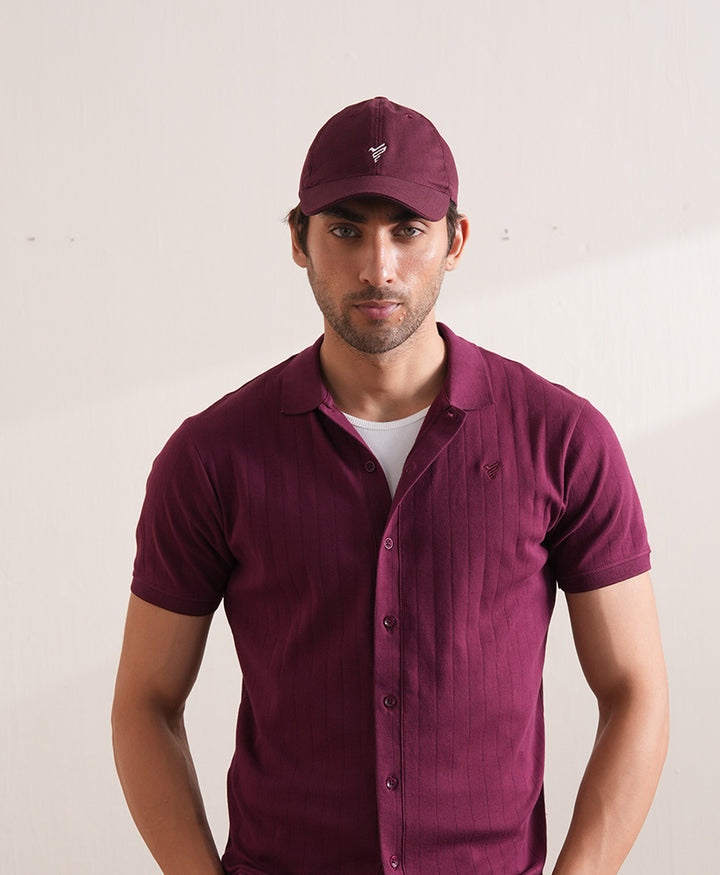Maroon FITTED Cap