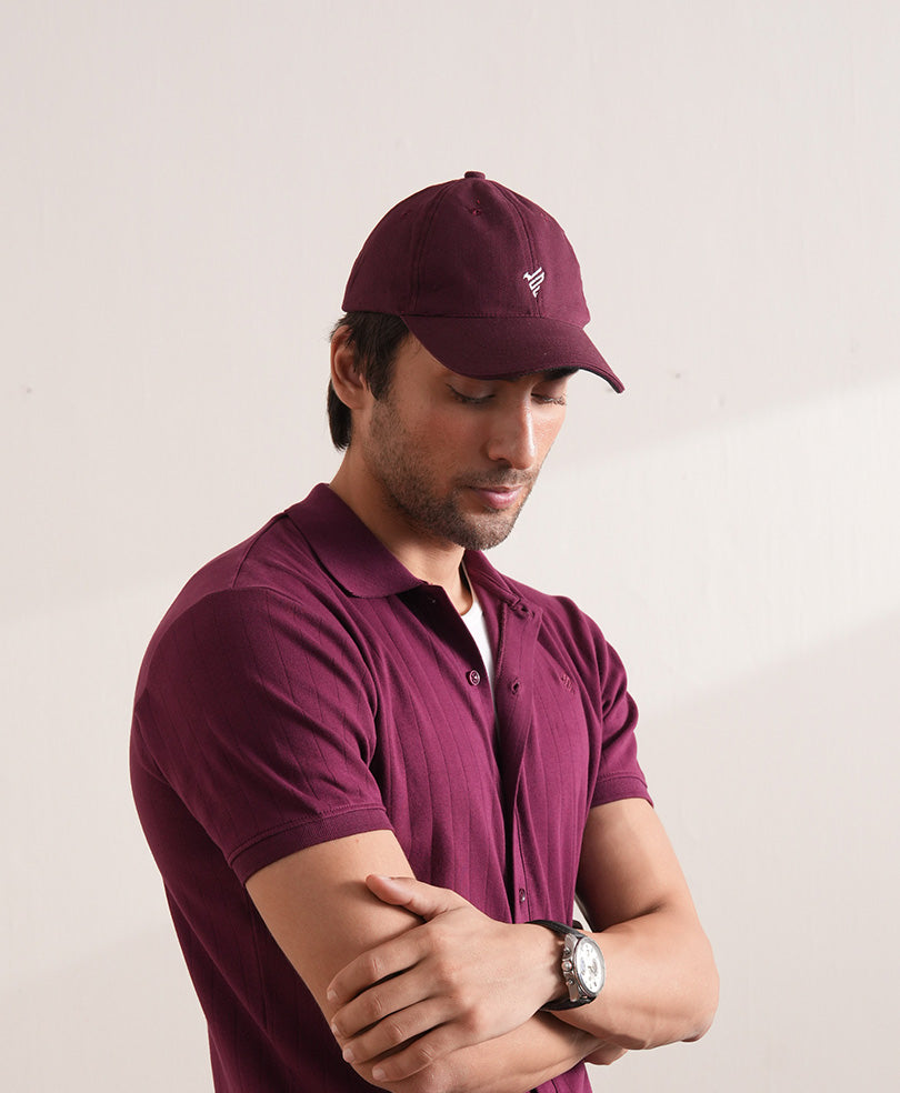 Maroon FITTED Cap