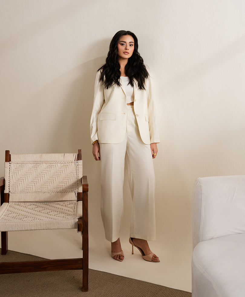 OFF White Formal Wide Leg Pants (Women)