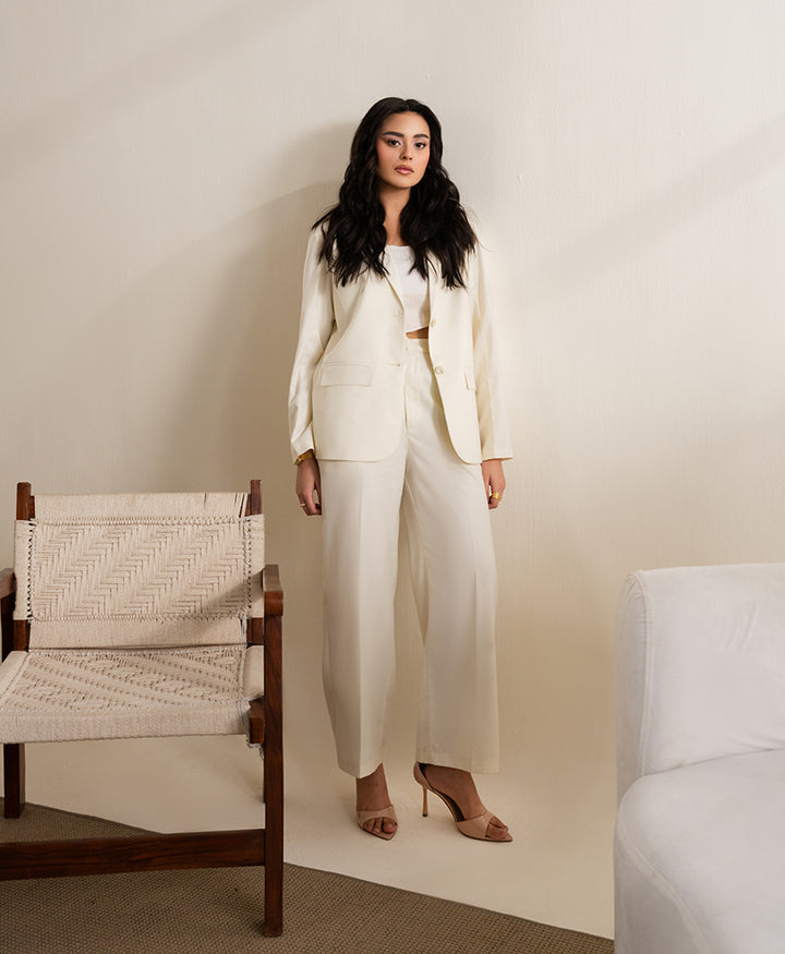 OFF White Formal Wide Leg Pants (Women)