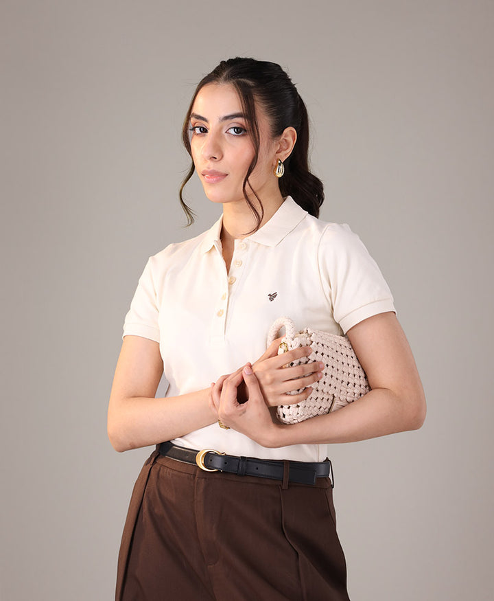 Oatmeal Basic POLO (Women)