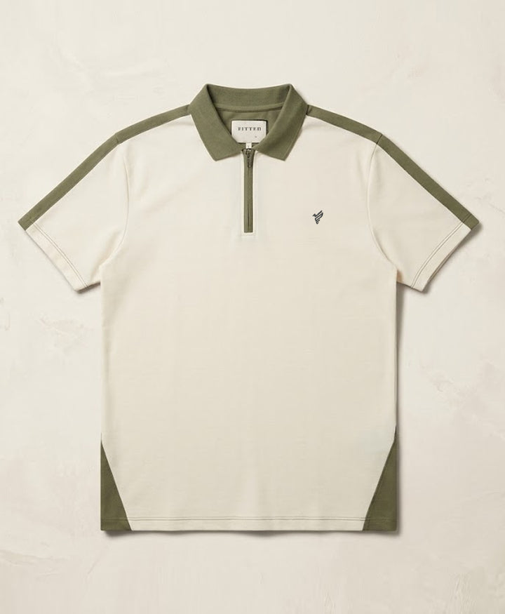DK Olive Contrast POLO