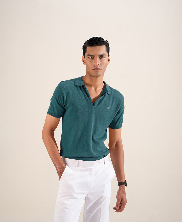 Green Forest Knit POLO